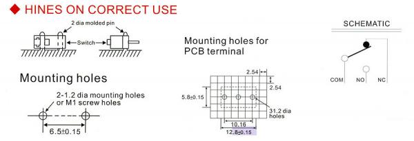 DP. Superminiature Basic Switches